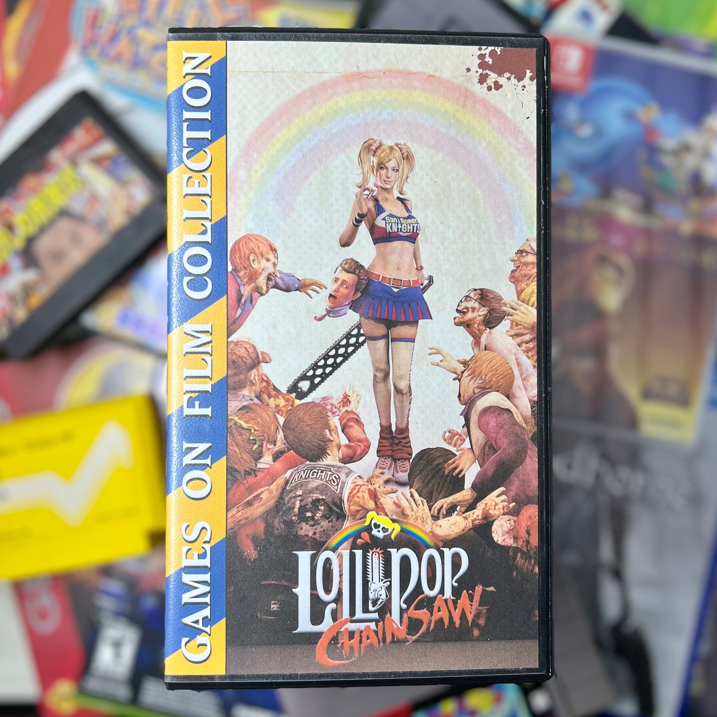Lollipop Chainsaw VHS Art Piece