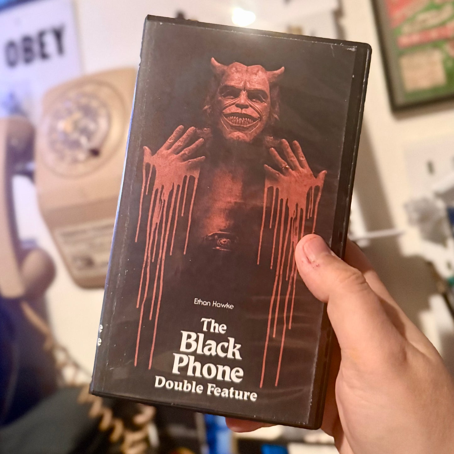 Black Phone VHS Art Piece