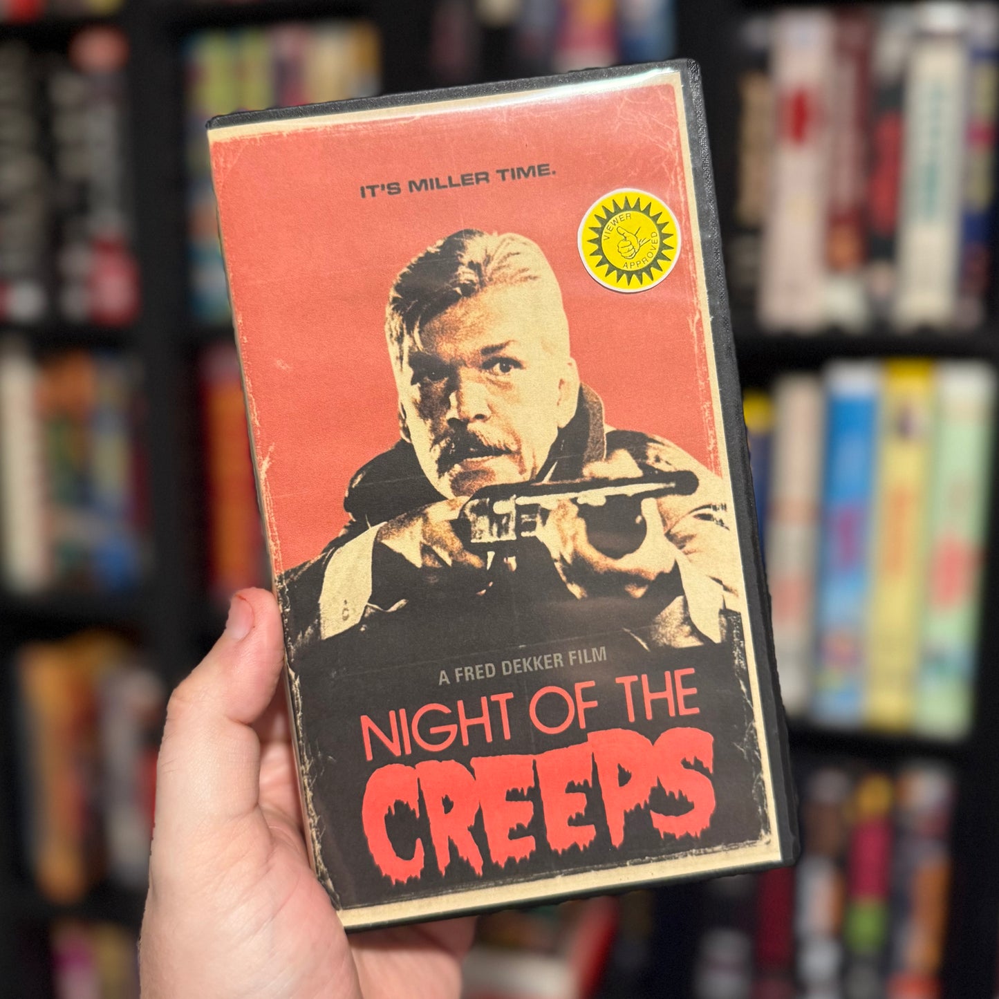 Night of the Creeps VHS Art Piece