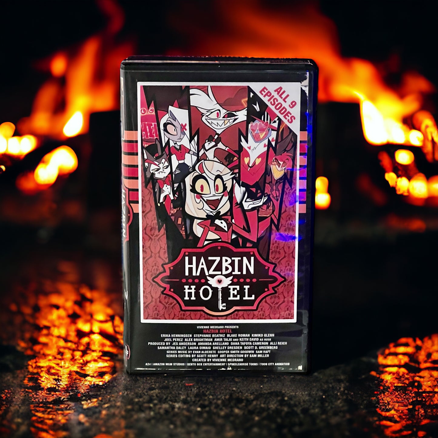 Hazbin Hotel Season 1 VHS Art Piece
