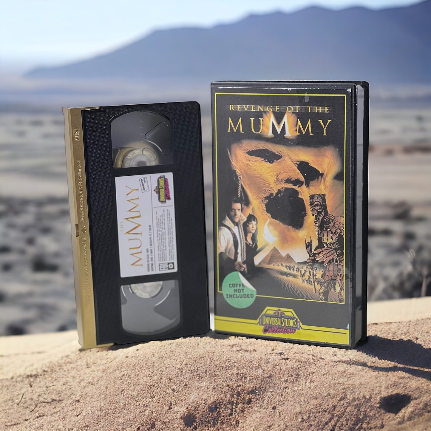 Revenge of the Mummy Ride VHS Art Piece