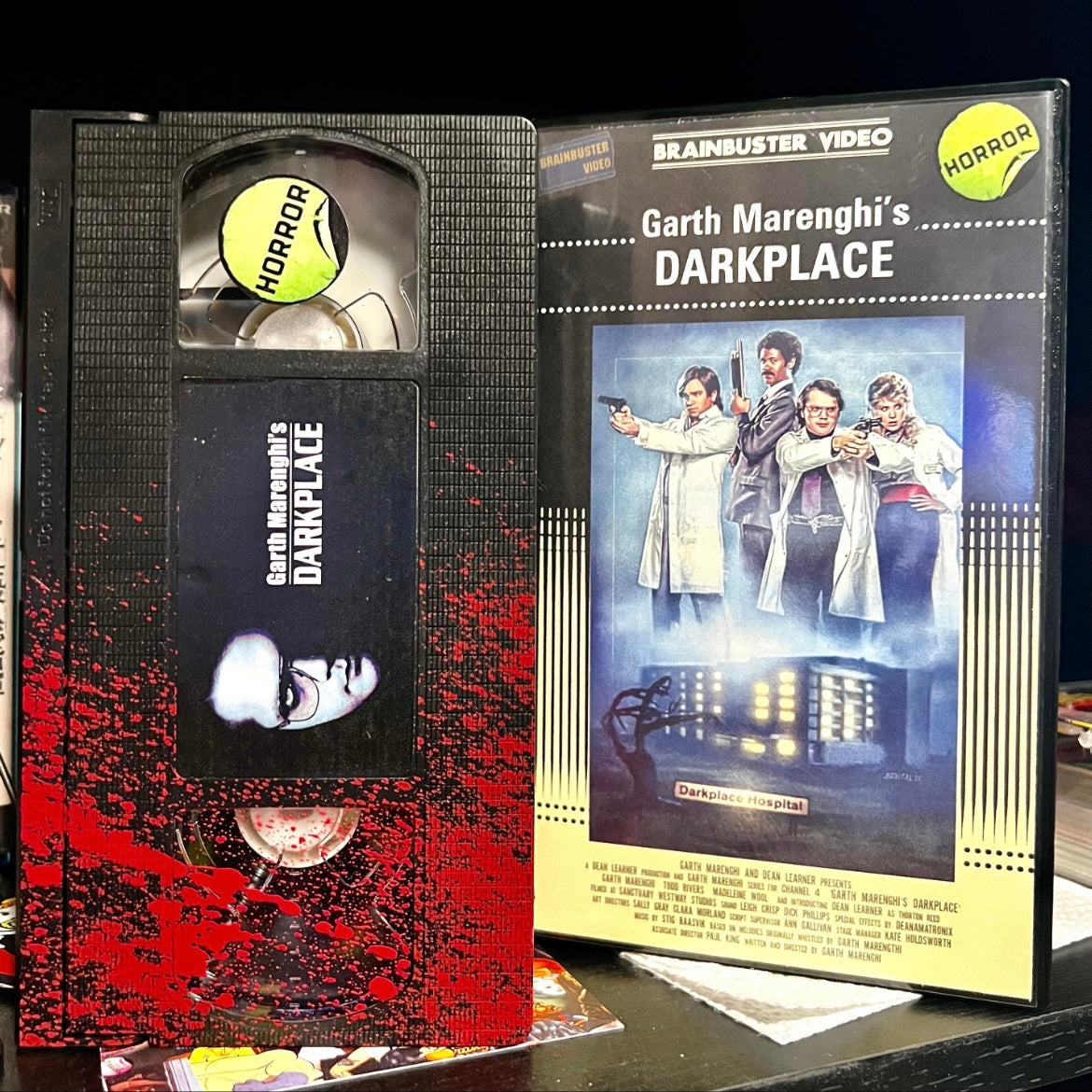 Garth Marenghi’s Darkplace VHS Art Piece