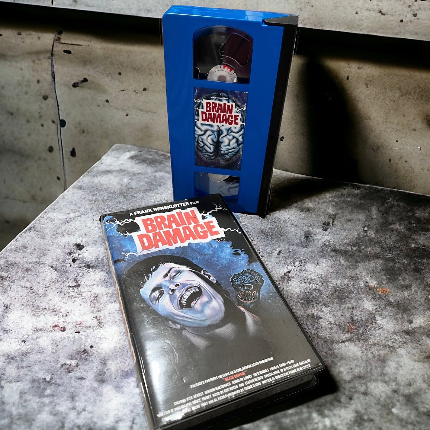 Brain Damage VHS Art Piece