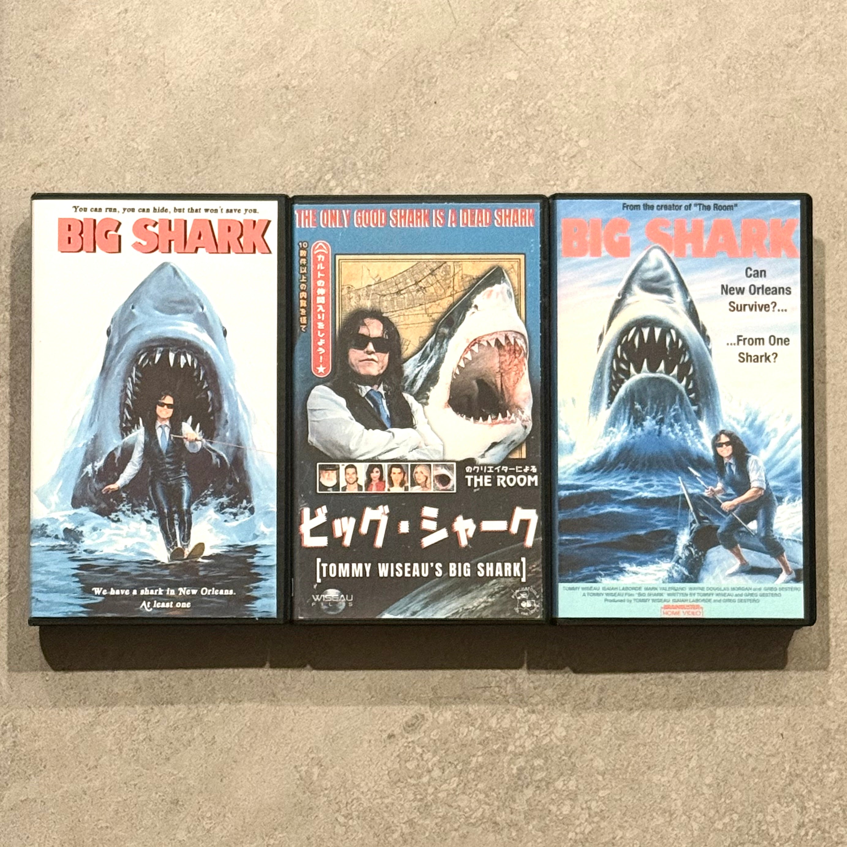 * BIG SHARK VHS Art Piece