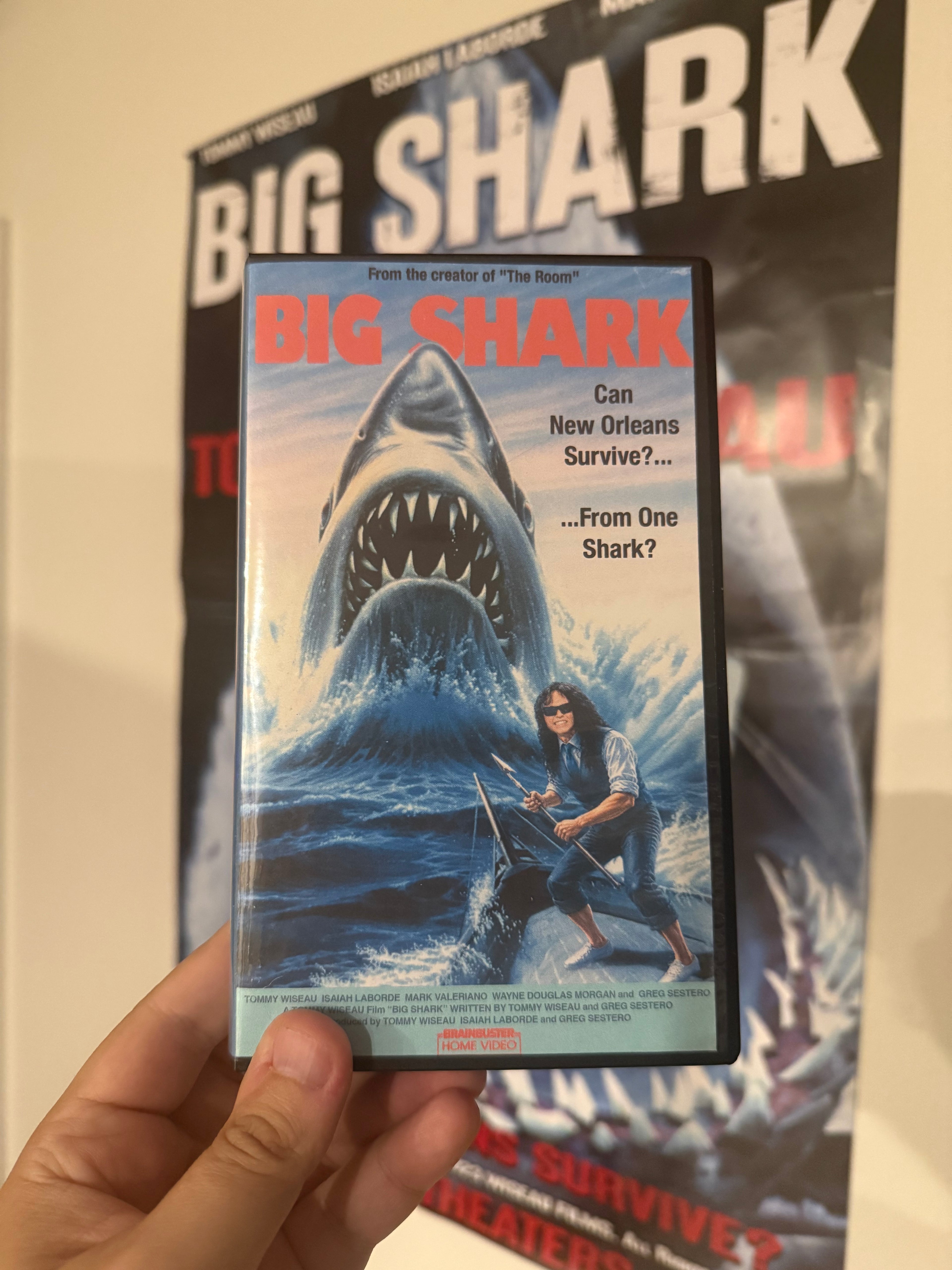 * BIG SHARK VHS Art Piece