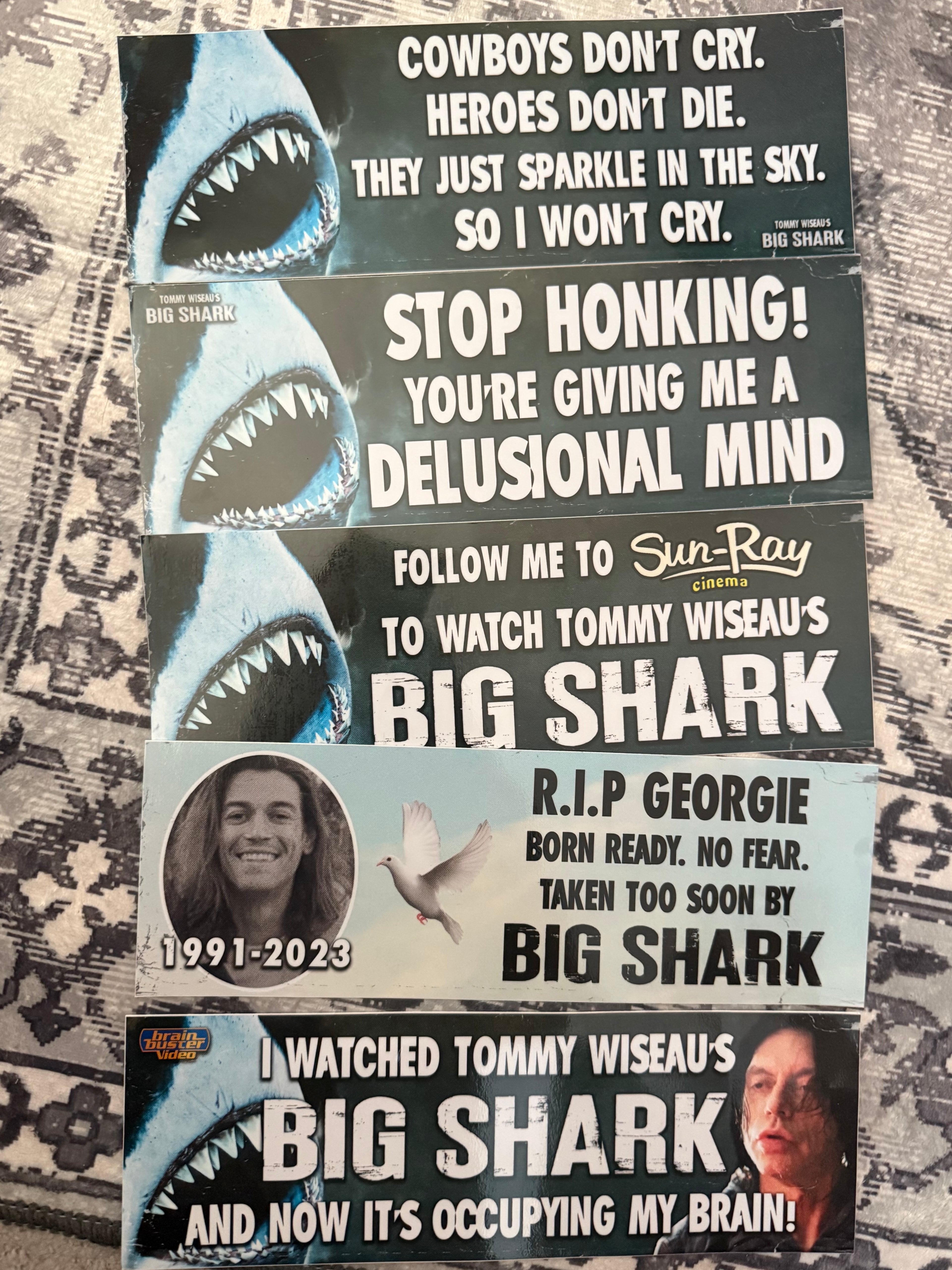 HUGE SHARK Bumper Sticker
