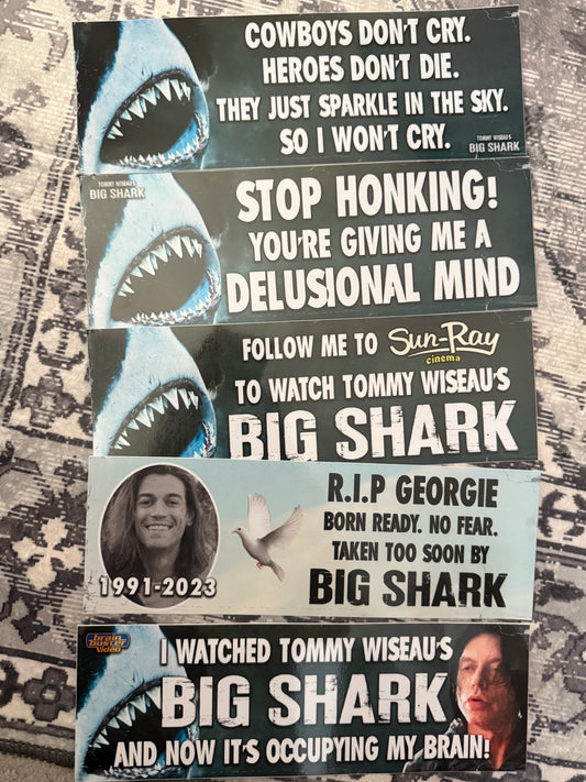 HUGE SHARK Bumper Sticker