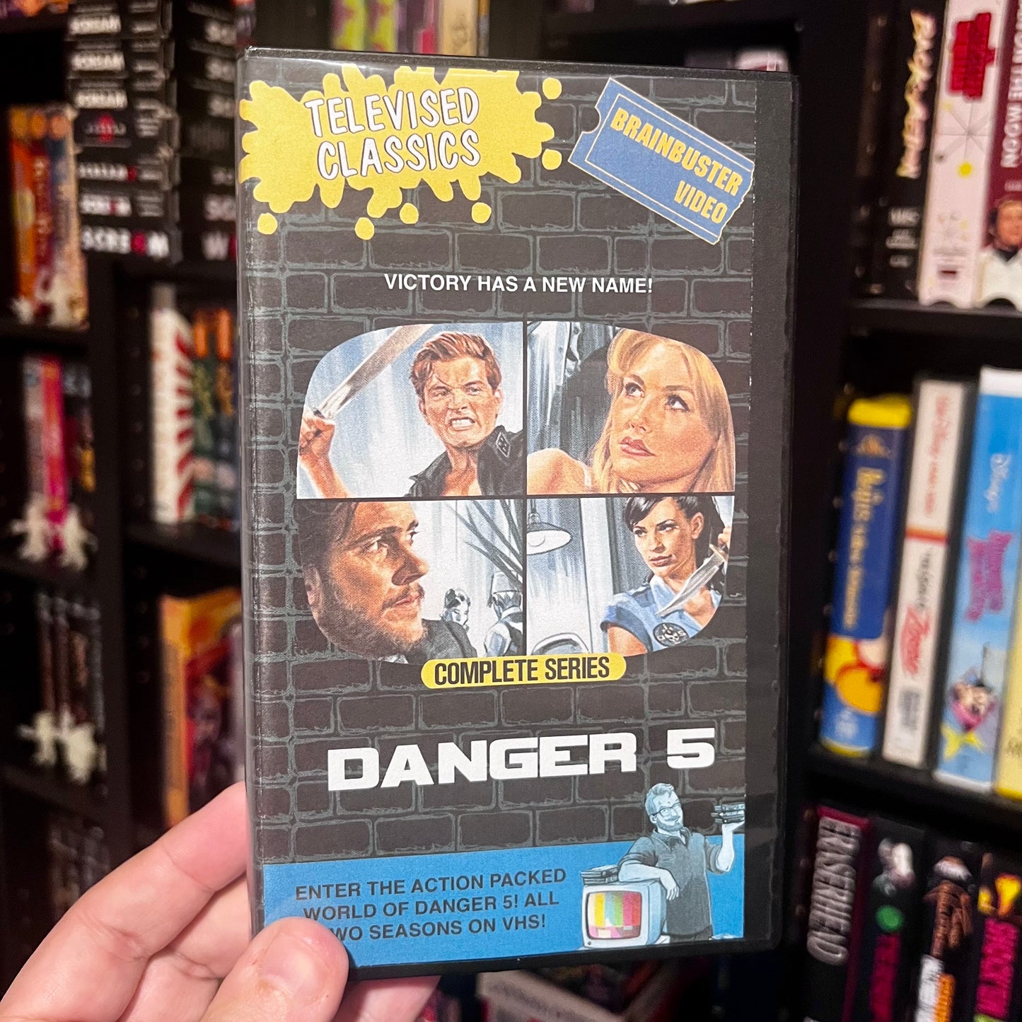 TV Classics - Danger 5 VHS Artpiece