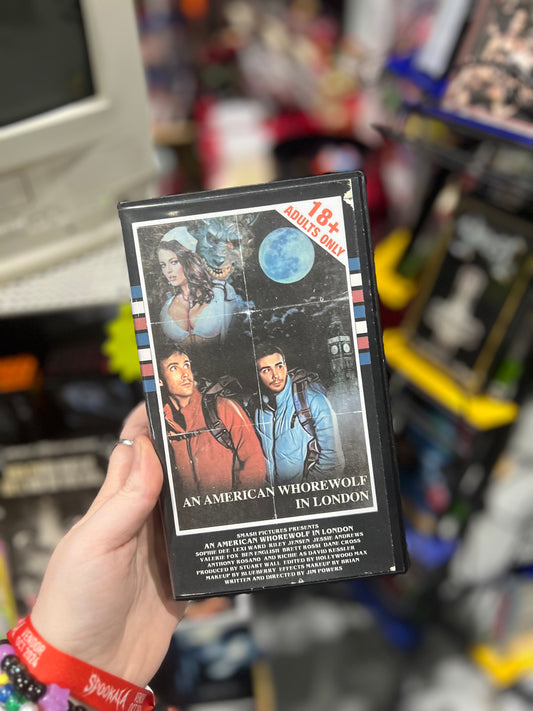 American Whorewolf Adult VHS Artpiece