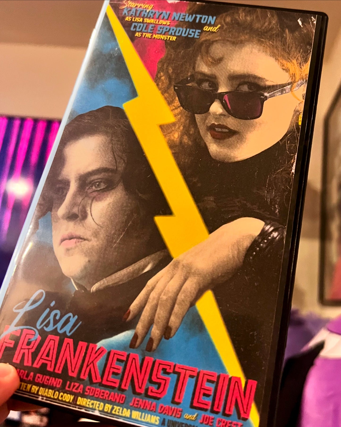 Lisa Frankenstein VHS Art Piece