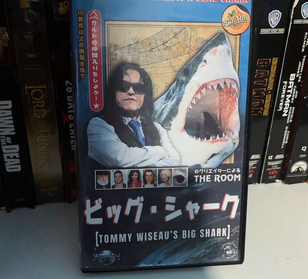 * BIG SHARK VHS Art Piece
