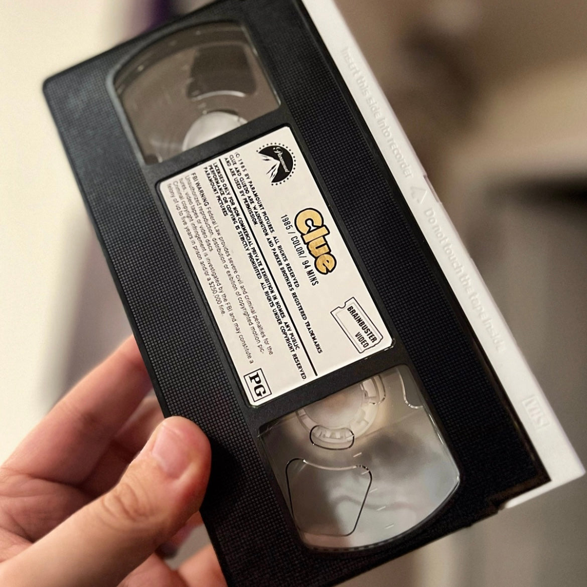 Clue VHS Art Piece