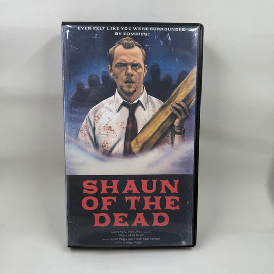 Shaun of the Dead VHS Art Piece