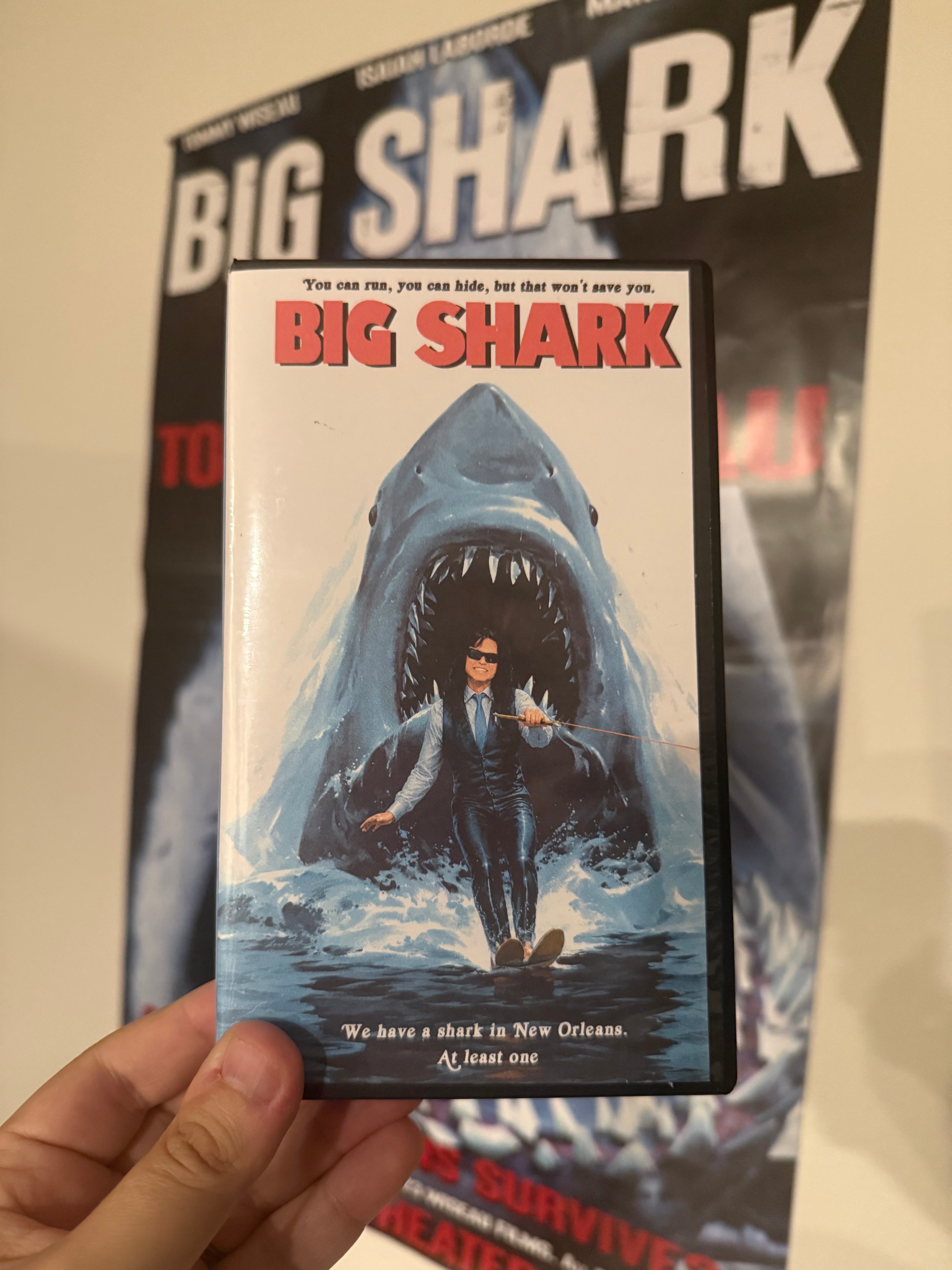 * BIG SHARK VHS Art Piece