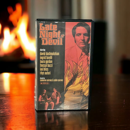 Late Night with the Devil VHS Art Piece