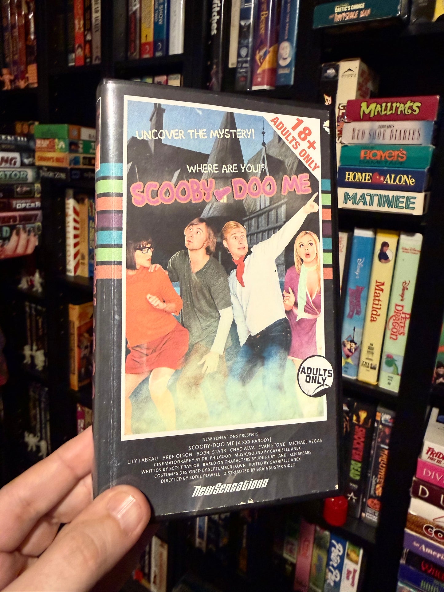 Scooby-Doo Me Adult VHS Artpiece