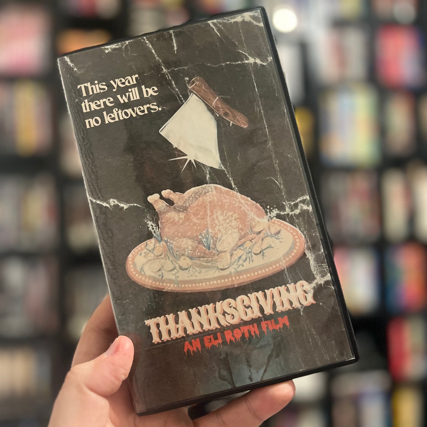 Thanksgiving VHS Art Piece