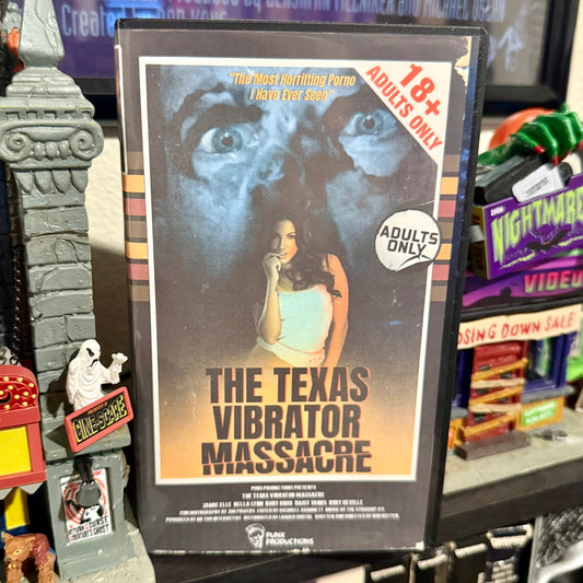 Texas Vibrator Massacre Adult VHS Artpiece