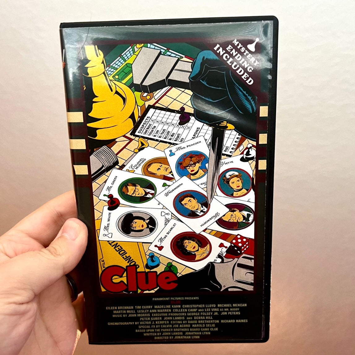 Clue VHS Art Piece