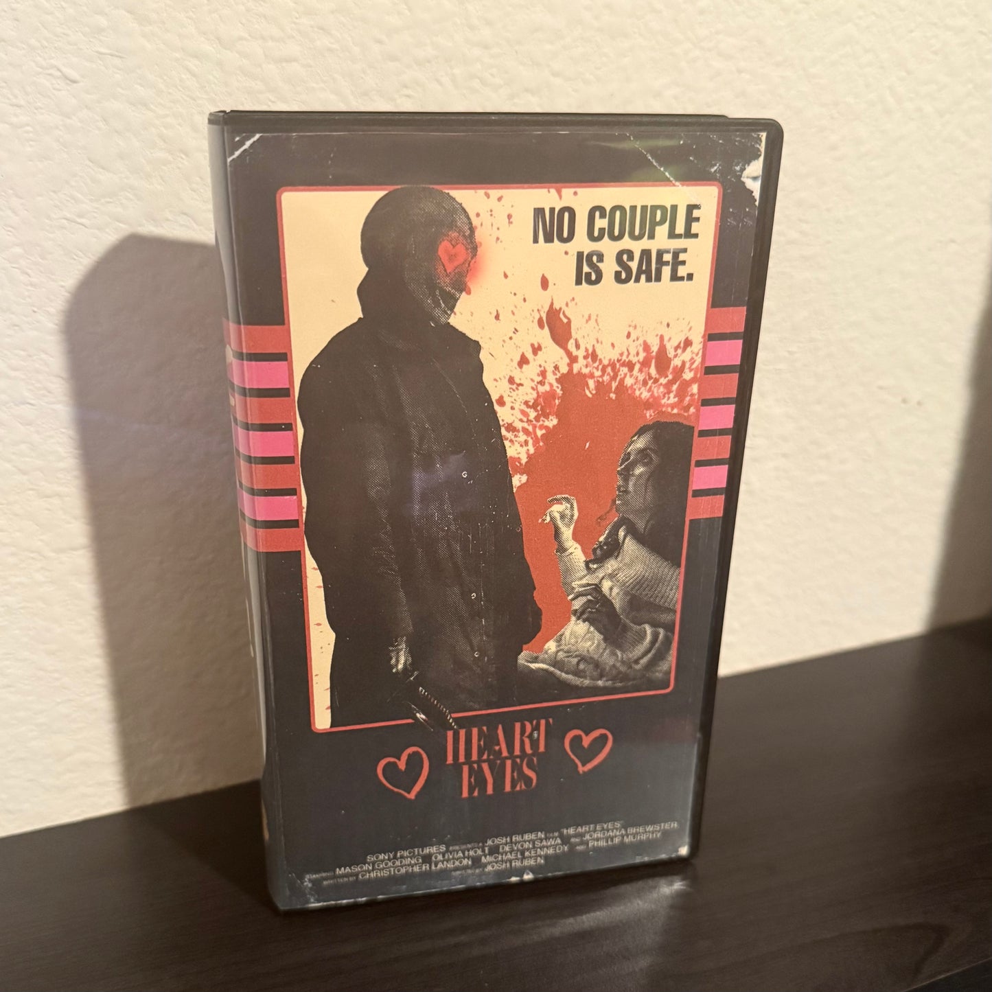 Heart Eyes VHS Art Piece