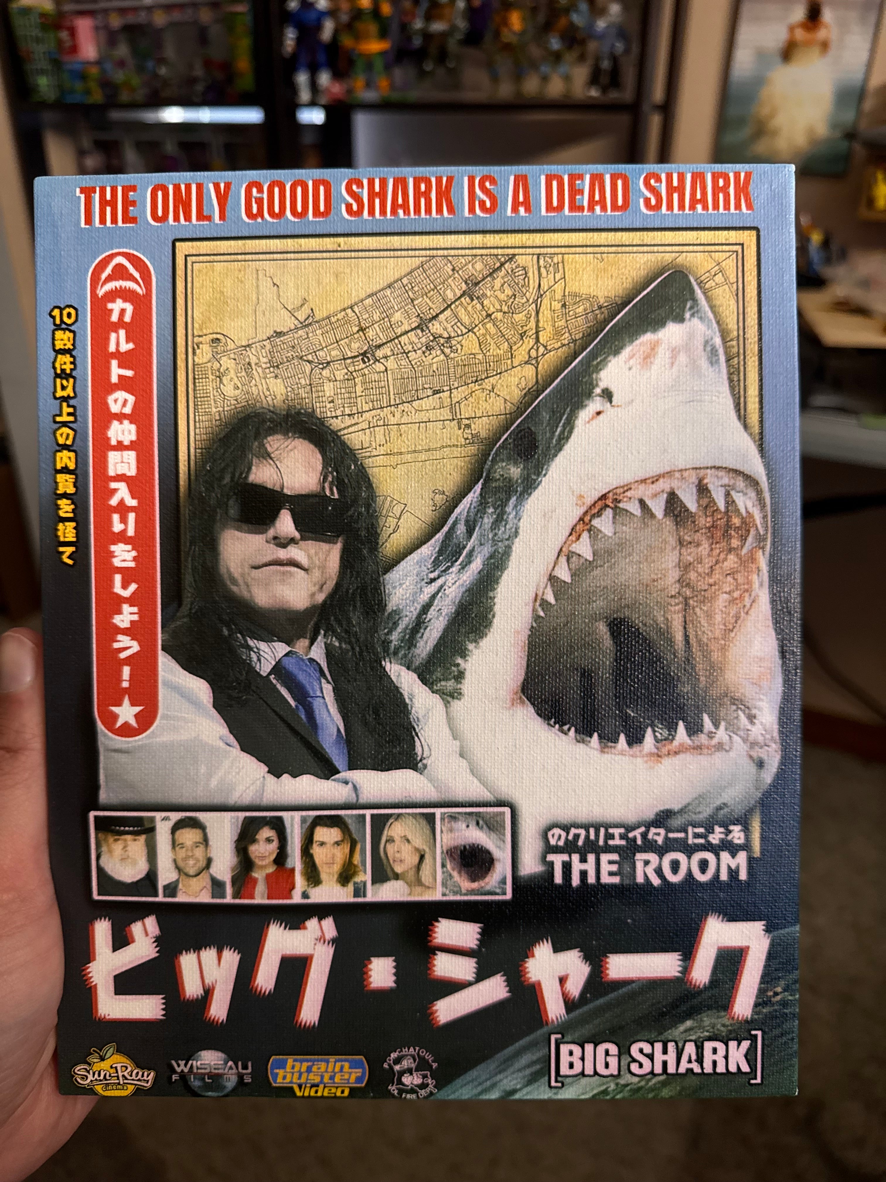 * BIG SHARK VHS Art Piece