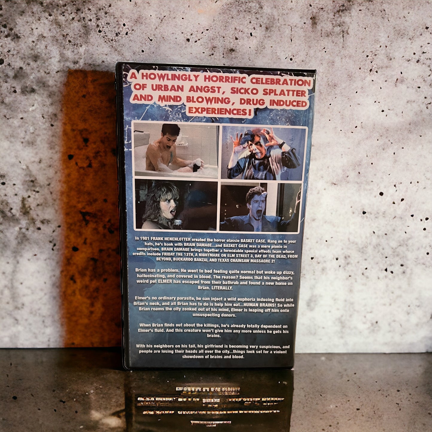 Brain Damage VHS Art Piece